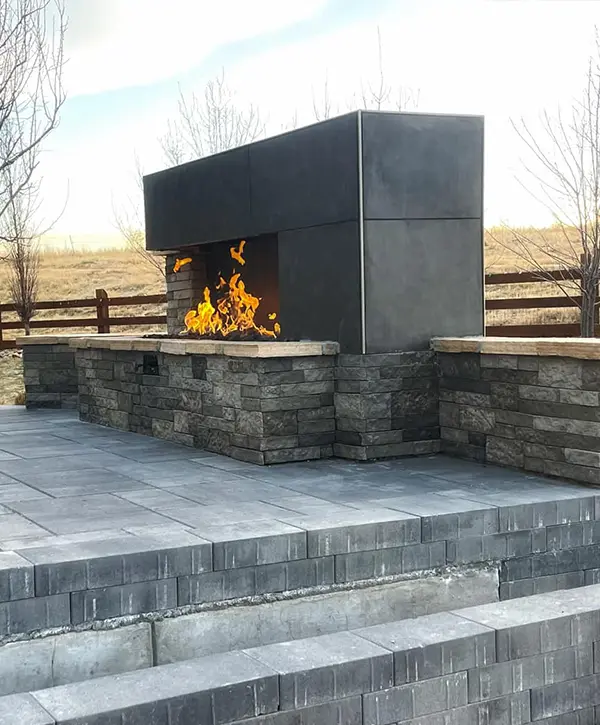 Outdoor Fireplace Installation in Lone Tree, CO