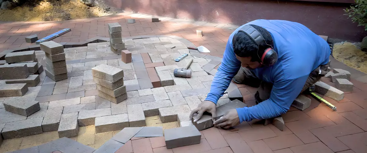 Build A Brick Patio contractor